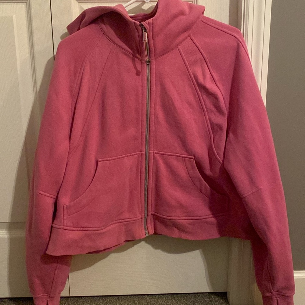 Lululemon oversized full zip hoodie pink blossom